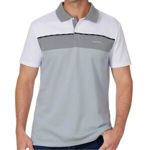 Calvin Klein Men’s Quick Dry Polo Shirt Size L